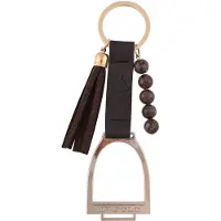 Hv Polo Sleutelhanger Hvprubia Stijgbeugel Donkerbruin