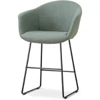 Nolon Nino-Otis barkruk saliegroen - zwart onderstel - 65 cm