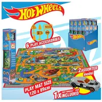 Reig Musicales Hot Wheels Speelmat Met Een Auto 87.5x118 Cm