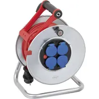 Brennenstuhl 1199854 Kabelhaspel 25 m Blauw Penaarde stekker (type E)