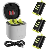 Telesin Allin Charger Box + 3X Battery - GoPro Hero 9/10/11/12