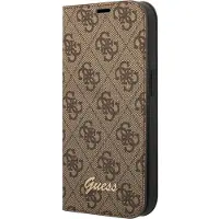 GUESS 4G Book Case geschikt voor Apple iPhone 14 Pro Max (6.7") - Bruin