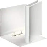 Esselte personaliseerbare ringmap, rug van 3,8 cm, 2 O-ringen van 25 mm, wit - 4 stuks