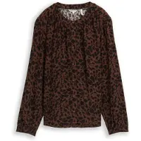 Tom Tailor Blouse bruin / zwart