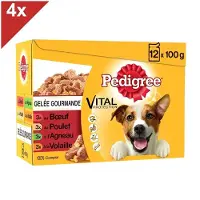 Pedigree Hondenvoer - Mix Selectie in gelei - Maaltijdzakjes - 48 x 100 g