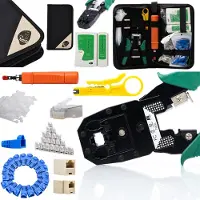 Rosfix Gereedschapsset 10in1 146-delig - Krimptang met Kabeltester RJ45