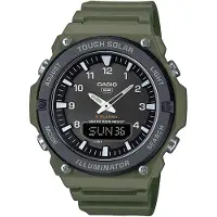 Casio Aq-s820 46.6mm 10atm Solar Quartz Analog-digital Horloge