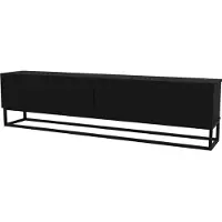 En.casa Tv-meubel Nolven lang frame 180x32x47 cm zwart []