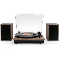 Victrola Montauk Turntable System Oak