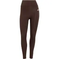 Adidas Sportbroek 'Optime Power Essentials' donkerbruin / wit