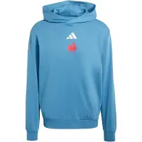 Adidas Sportsweatshirt 'FFR' azuur / neonoranje / wit