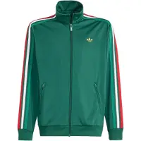 Adidas Sweatvest 'Firebird' smaragd / rood / wit