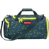 Step by step Sporttas 'Hama' duifblauw / neongeel / grafiet
