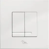 Ben Nemano Bedieningspaneel 16x16 cm glans wit voor BPF en BPSF