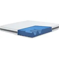 THE WHITE STONE Matras 120x190 cm Antibacterieel Schuim | Hoogte 20 cm | 3D Air Hypoallergeen Hoes 120x190 cm
