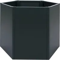 Mendler Verhoogde plantenbak -P64, metalen verhoogde plantenbak Groente-/plantenbak Bloembak Plantenkast Tuin Staal 77x100x88cm ~ groen