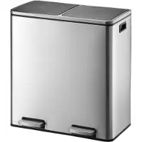 Kitchen Move MAJOR - Afvalscheidingsbak - 60L - Roestvrij staal