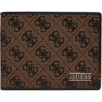 GUESS Portemonnee 'BOSTON' bruin / zwart
