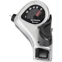 Shimano Schakelhendel (voor rechts) 6-speed Tourney SL-TX50 - Zwart/Zilver