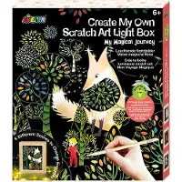 Avenir Scratch Art - Mijn Eigen Lichtdoos - 24X28X4Cm - Met Led-Lichtstrip - 6 Jaar