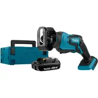 Makita DJR183Y1J 18V Li-Ion Accu Reciprozaag Body + (1x 1.5Ah Accu) In Mbox - Snelwissel