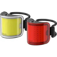 Knog Lil' Cobber Twinpack Zwart || Maat: Voor- en achterlicht
