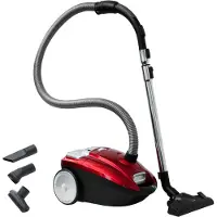 Inventum ST306RZA - Stofzuiger met zak - 3 liter - HEPA 13 - Snoerlengte 7 meter - Rood