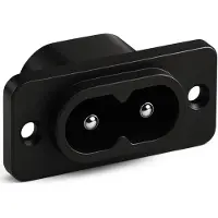 Velleman Products PSCM3N - Euro Contrastekker 230V 2.5A 500W - Zwart