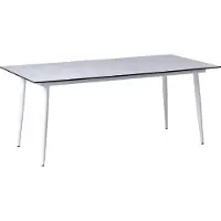 Beliani TOLENTINO - Tuintafel - Wit - HPL/Aluminium