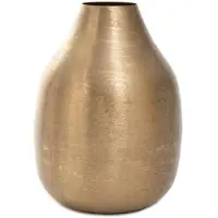 Homla - Vase - GIRONA - 15x15x21 cm - metaal goud