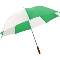 Impliva Paraplu Groen-wit Groen - UNI