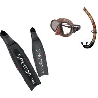 Spetton Elite8 Sx30 Spearfishing Set Zwart EU 43-44