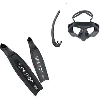 Spetton Elite4 Sx30 Spearfishing Set Zwart EU 45-46
