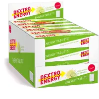 Dextro Energy Fizzy Sour Lemon Lime - 24 x 14 stuks - Druivensuiker Tabletten - Dextrose - Snelle Suikers - Extra Zuur + Fizzy effect