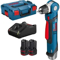 Bosch Accu-haakse boormachine GWB 12V-10 12 V / 2x 3,0 Ah accu + lader in L-Boxx