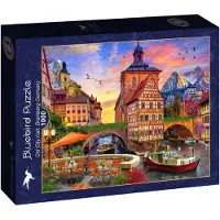 Blue Bird Old City Hall, Bamberg, Germany Puzzel 1000 stukjes