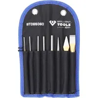 BRILLIANT TOOLS Beitel en spindrijver/doordrijver-set, 8-delig BT085060