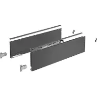 Hettich Frameset AvanTech JIJ hoogte 139 mm, antraciet