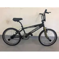 Royal -Bugatti Tornado Freestyle 20 inch BMX - matzwart/brons