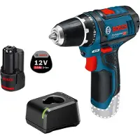 Bosch accuboormachine GSR 12V-15 / 1x 2.0 Ah accu + lader