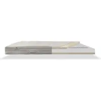 Tuur - Spring Pocketveringmatras 180x200 cm - 7 Zone Ergonomisch Natuurlatex Matras met Biokatoen - Tweepersoons - Afritsbare Wasbare Hoes