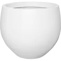 Pottery Pots Bloempot Essential Jumbo Orb M Matte White 110 x 93 cm