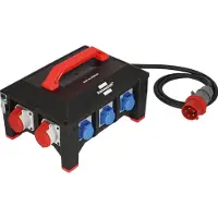 Brennenstuhl BSV 5-32A, Basis, Universeel, Kunststof, Rubber, Zwart, Zwart, 9 AC-uitgang(en)