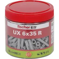 Fischer 531027 Universele pluggen 35 mm 6 mm 1 stuk(s)