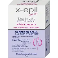 X-Epil Intimo Dual Impact - vaginale tabletten dubbele werking - 7 stuks