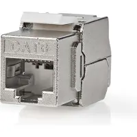 Nedis Keystone | CAT6 | RJ45 Female | S/FTP | Metaal