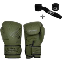 Joya Essential Bokshandschoenen - 12 oz – Groen – Kickboksen & Boksen – Synthetisch Leer – Meerlaagse Padding – Fight Gear