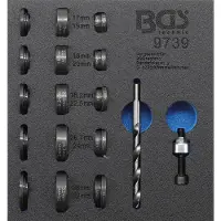 Bgs Accessoires voor gereedschapskoffers, Werkstattwageneinlage