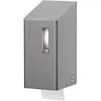 SanTRAL Toiletrolhouder 2rols RVS (doprollen)