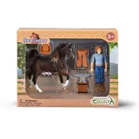 Collecta Figurine Set - Smid En Accessoires Met Paard - Paarden - Handgeschilderd - Miniatuur